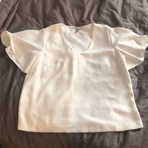 Flowy White Top - H&M - US Size 10